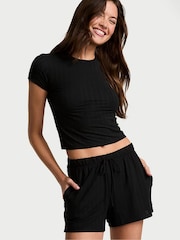 Victoria's Secret Black Modal Ultra Fine Shorts - Image 1 of 2