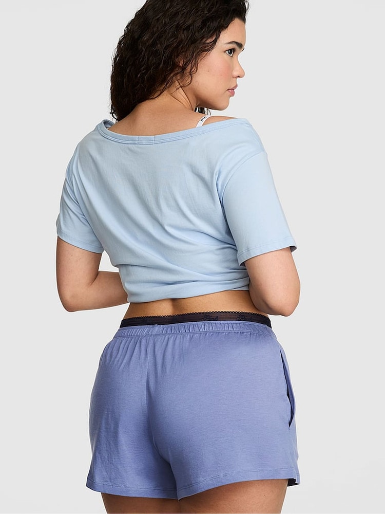 Victoria's Secret Pink Pink Fire Jersey Short Pyjama Bottoms - Image 2 of 2