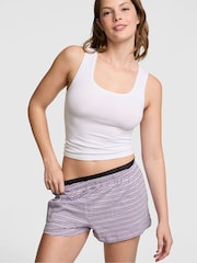 Victoria's Secret Pink Slate Green Jersey Short Pyjama Bottoms - Image 1 of 2