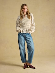 Keskipesu Hotch Potch - Joules Relaxed Fit -korkeavyötäröiset farkut - Kuva 6 / 8