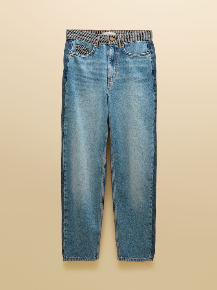 Keskipesu Hotch Potch - Joules Relaxed Fit -korkeavyötäröiset farkut - Kuva 8 / 8