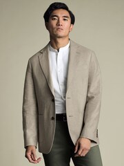 ז'קט כותנה פשתן של Charles Tyrwhitt - תמונה 2 מתוך 3