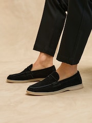 Linzi Black Luciano Summer Penny Loafers - Image 1 of 6