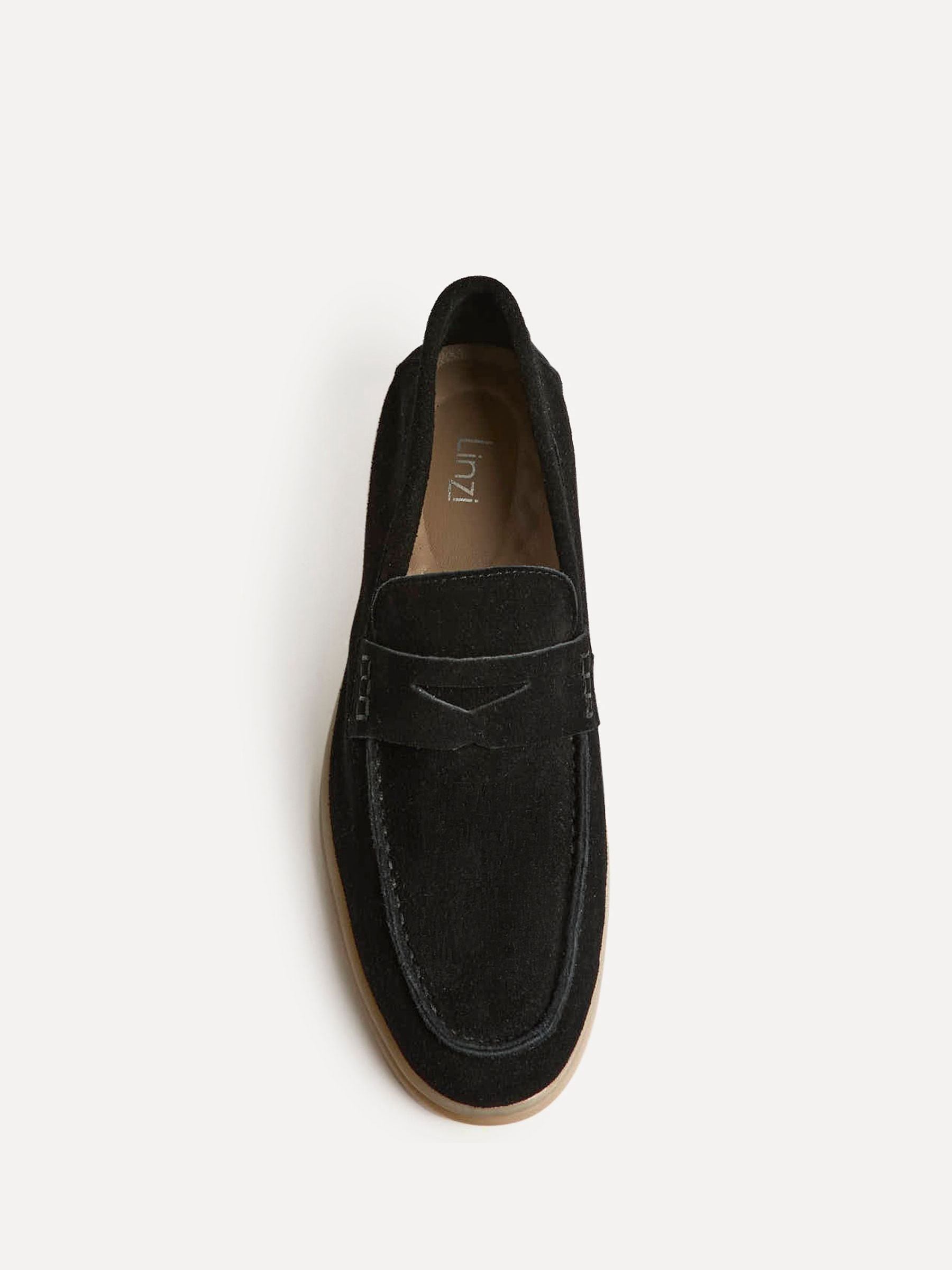 Buy Linzi Black Luciano Summer Penny Loafers from Next USA