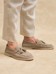 Linzi Natural Giorgio Summer Tassel Loafers - Image 2 of 6