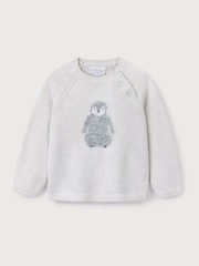The White Company Organic Cotton Blend Snowy Jumper - Image 1 of 1