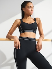 YPB Abercrombie & Fitch Black Sculptlux Sports Bra - Image 5 of 7