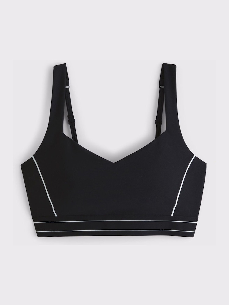 YPB Abercrombie & Fitch Black Sculptlux Sports Bra - Image 7 of 7