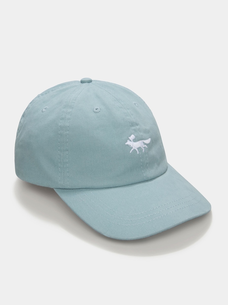 Aubin Blue Arnside Washed Twill Cap - Image 1 of 3
