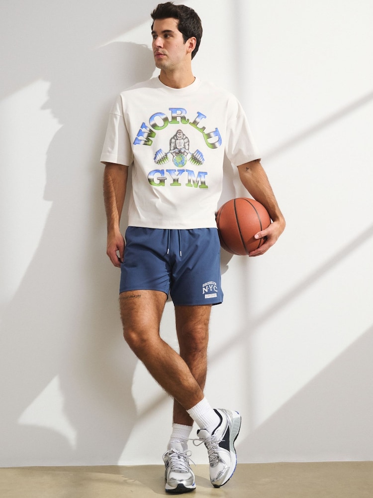 כחול - YPB Abercrombie & Fitch מכנסי ספורט קצרים ללא בטנה, דגם MotionTEK - תמונה 1 מתוך 7 כחול - YPB Abercrombie & Fitch מכנסי ספורט קצרים ללא בטנה, דגם MotionTEK - תמונה 1 מתוך 7