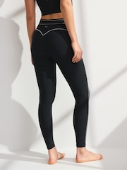 YPB Abercrombie & Fitch Black Sculptlux 7/8-Length Leggings - Image 2 of 6