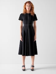 LK Bennett Blue Eugine Cropped Jacket - Image 1 of 3