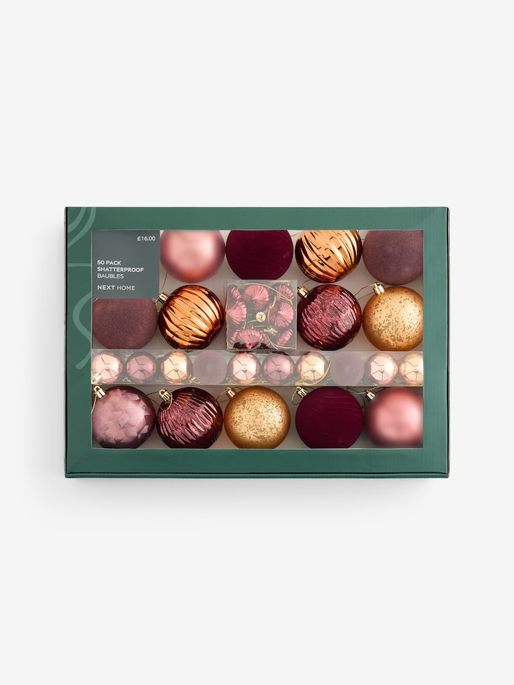 Pack de 50 bolas de Navidad irrompibles - Imagen 6 de 6