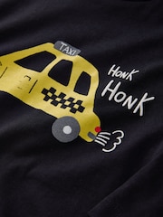 Black Car Long Sleeve Graphic Print T-Shirt (3mths-8yrs) - Image 3 of 4