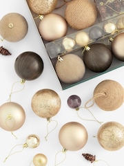 Pack de 50 bolas de Navidad irrompibles - Imagen 4 de 6