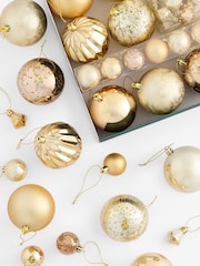 Pack de 50 bolas de Navidad irrompibles - Imagen 5 de 6