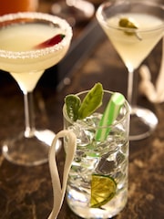 Set of 6 Clear Glass Cocktail Baubles - Image 5 of 8
