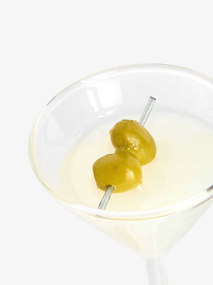 Set of 6 Clear Glass Cocktail Baubles - Image 8 of 8