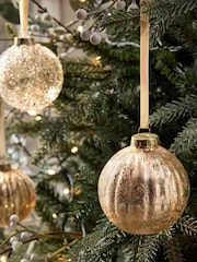 Set of 9 Champagne Glass Baubles - Image 2 of 3