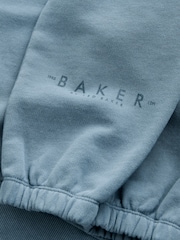 Baker by Ted Baker オーバーサイズ ウォッシュドトレーナー＆ジョガーセット（ブルー） - 画像 10 / 10