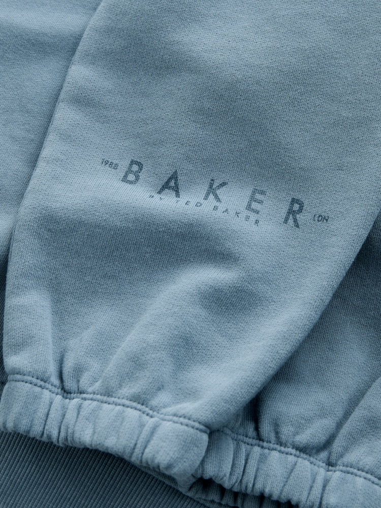 Baker by Ted Baker オーバーサイズ ウォッシュドトレーナー＆ジョガーセット（ブルー） - 画像 10 / 10