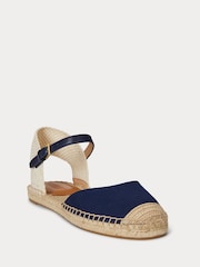 Lauren Ralph Lauren Blue Robby Espadrilles Flat Sandal - Image 2 of 4
