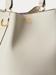 Lauren Ralph Lauren Crosshatch Small Reese Bucket Bag - Bild 5 von 5