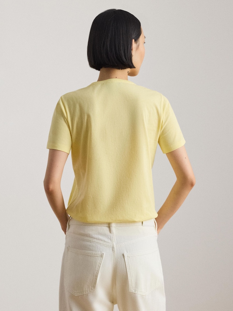 Lauren Ralph Lauren Yellow Knit-T-Shirt - Image 2 of 6