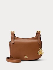 Lauren Ralph Lauren Brown Marcy Cross-Body Medium Bag - Image 1 of 5