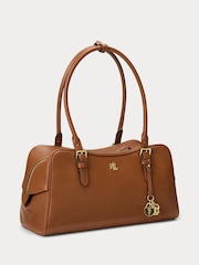 Lauren Ralph Lauren Kožená velká taška Marcy Školní aktovka - Obrázek 2 z 5