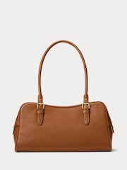 Lauren Ralph Lauren Kožená velká taška Marcy Školní aktovka - Obrázek 3 z 5