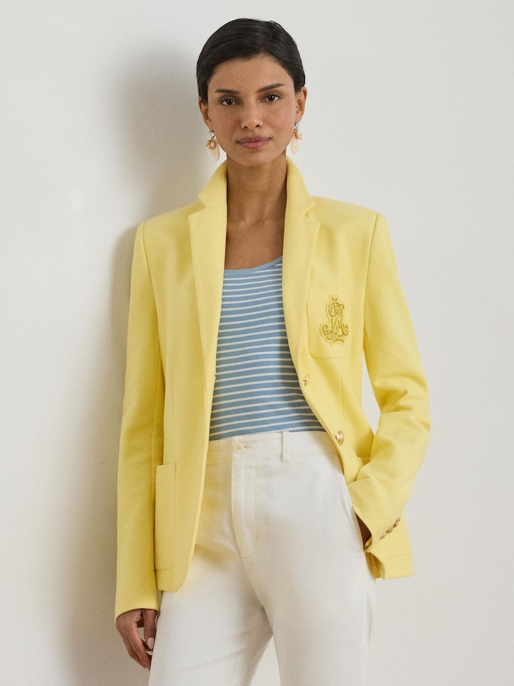 Lauren Ralph Lauren Yellow Anfisa Lined Jacket - Image 1 of 9
