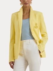 Lauren Ralph Lauren Yellow Anfisa Lined Jacket - Image 3 of 9