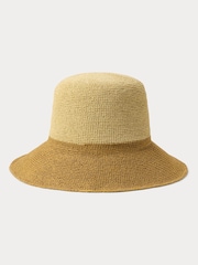 Lauren Ralph Lauren Colorblock Belted Hat - Imagen 2 de 3