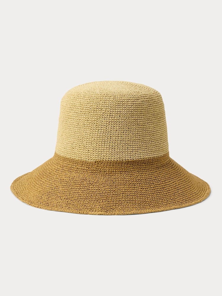 Lauren Ralph Lauren Colorblock Belted Hat - Imagen 2 de 3