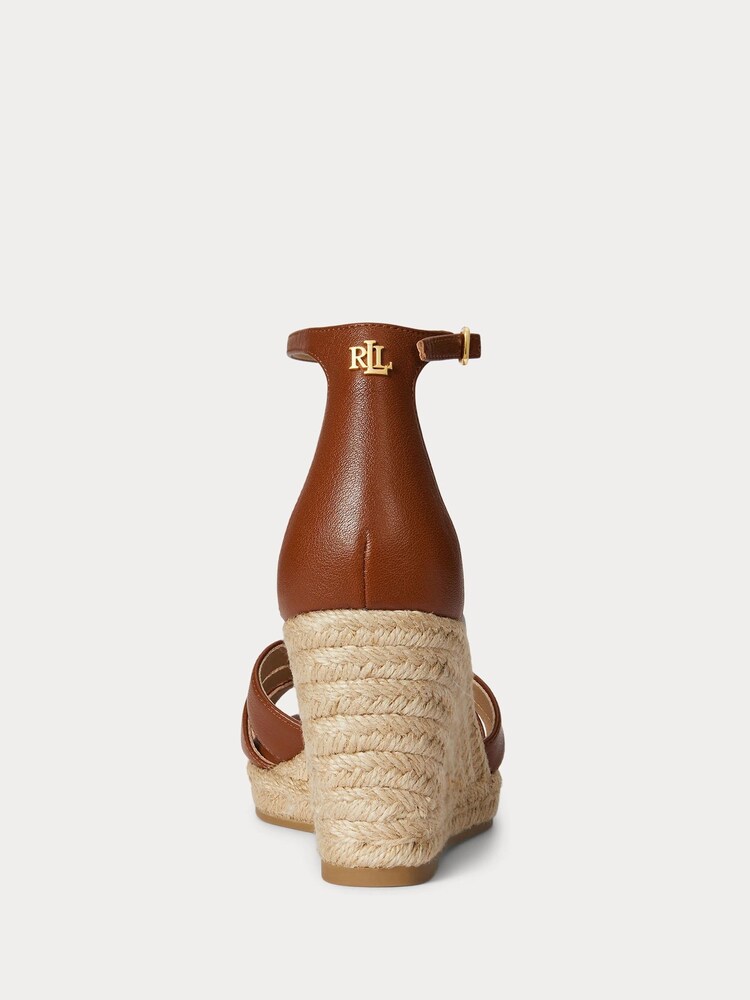 Lauren Ralph Lauren Brown Nellie Espadrilles Wedge - Image 4 of 4
