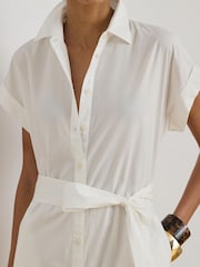 Lauren Ralph Lauren White Ralila-Short Sleeve-Day Dress - Image 2 of 8