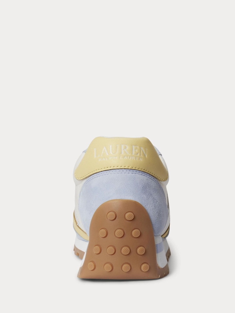 Lauren Ralph Lauren White Dani Low Top Lace Sneakers - Image 2 of 5