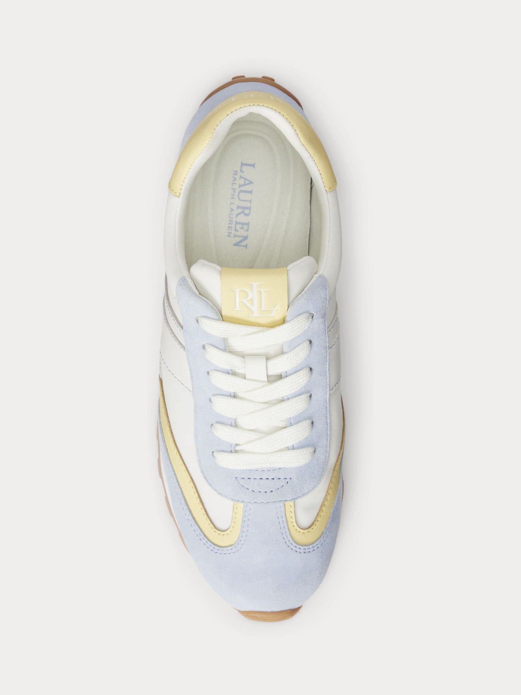 Buy Lauren Ralph Lauren White Dani Low Top Lace Sneakers from Next USA