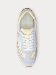 Lauren Ralph Lauren White Dani Low Top Lace Sneakers - Image 3 of 5