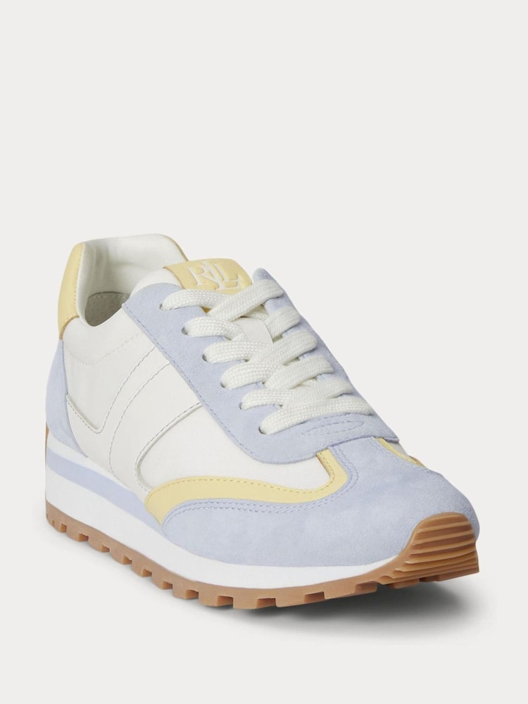 Lauren Ralph Lauren White Dani Low Top Lace Sneakers - Image 5 of 5