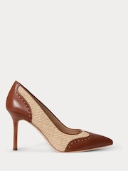 Lauren Ralph Lauren Natural Lynden Closed Toe Pumps - Image 1 of 4