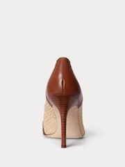 Lauren Ralph Lauren Natural Lynden Closed Toe Pumps - Image 4 of 4