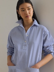 Lauren Ralph Lauren Blue Woven Dress - Image 2 of 6