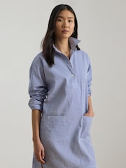 Lauren Ralph Lauren Blue Woven Dress - Image 4 of 6