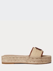 Lauren Ralph Lauren Natural Polly 4 Espadrilles Flats - Image 2 of 4