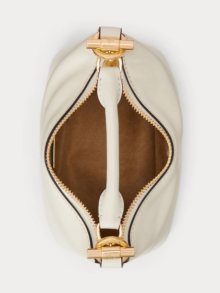 Lauren Ralph Lauren White Blake Mini Shoulder Bag - Image 5 of 5
