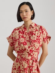 Lauren Ralph Lauren Red Woven Dress - Image 2 of 5