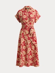 Lauren Ralph Lauren Red Woven Dress - Image 5 of 5