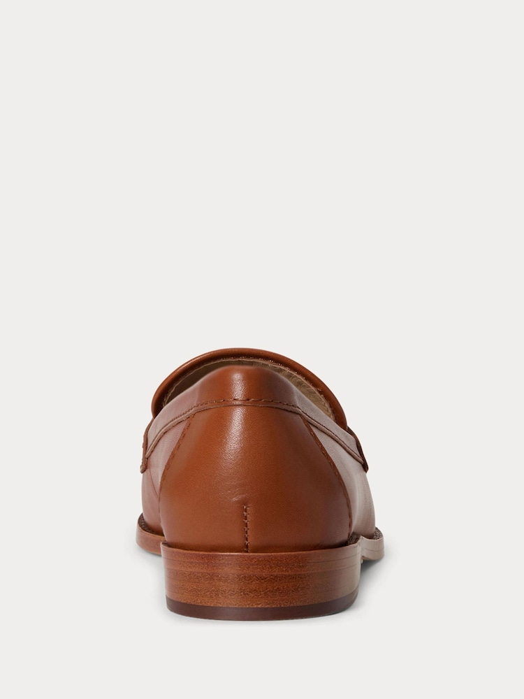 Lauren Ralph Lauren Brown Wynnie Flats Loafers - Image 4 of 4